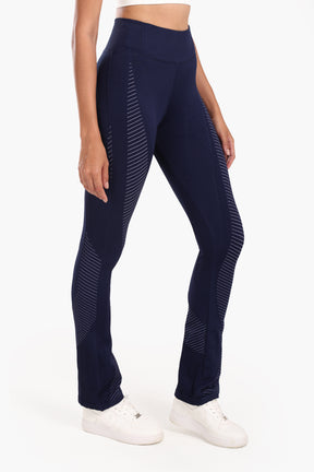 Textured High-Waist Sports Pants