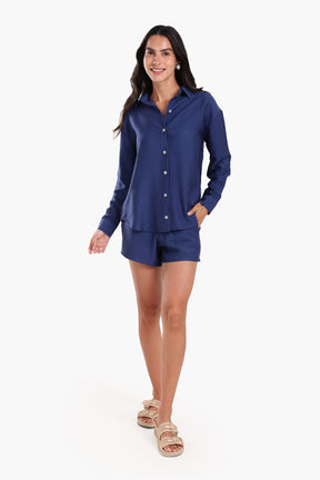 Beach Shorts with Side Pockets