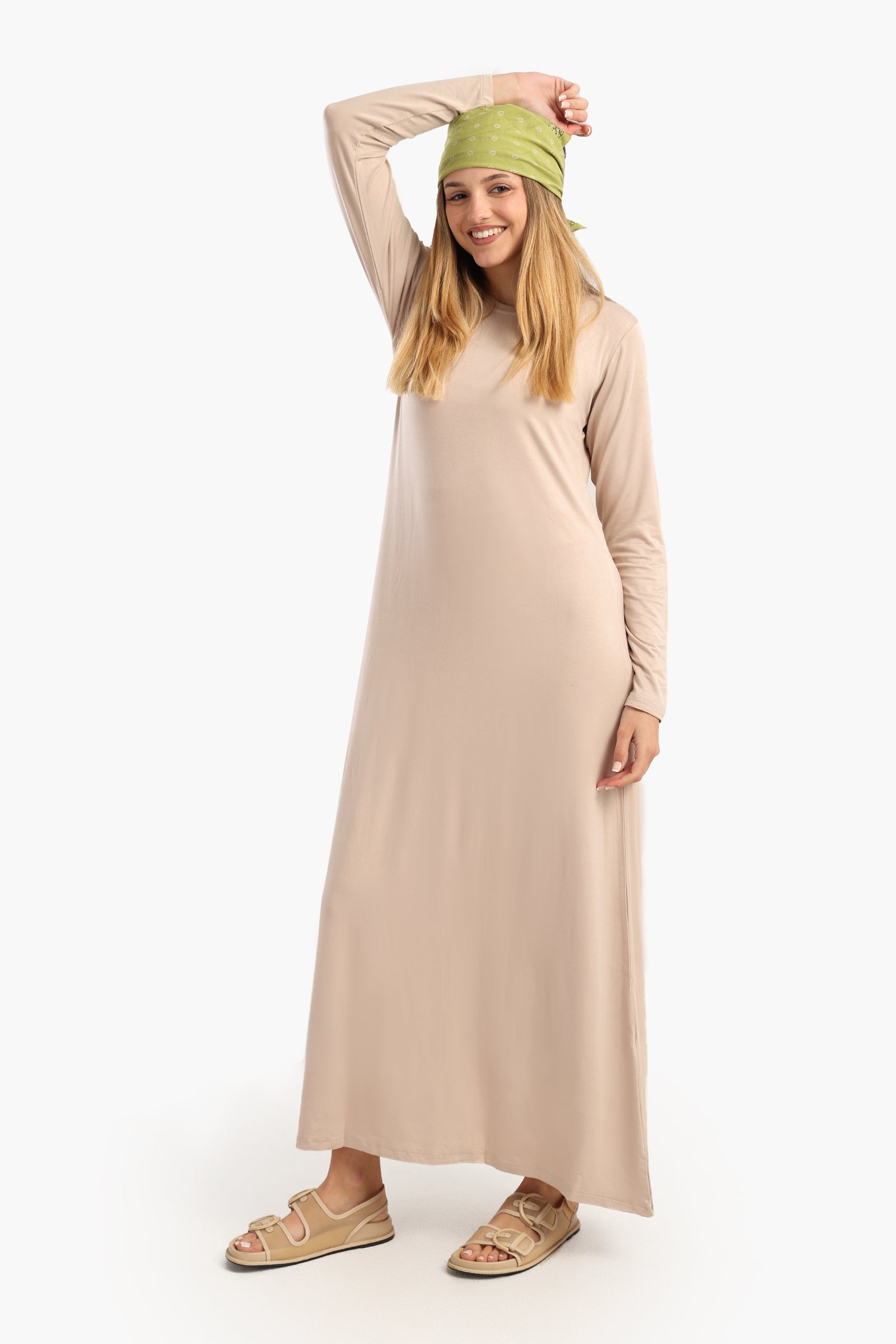 Viscose Round Neck Dress