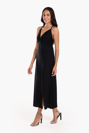 Crisscross Back Midi Dress