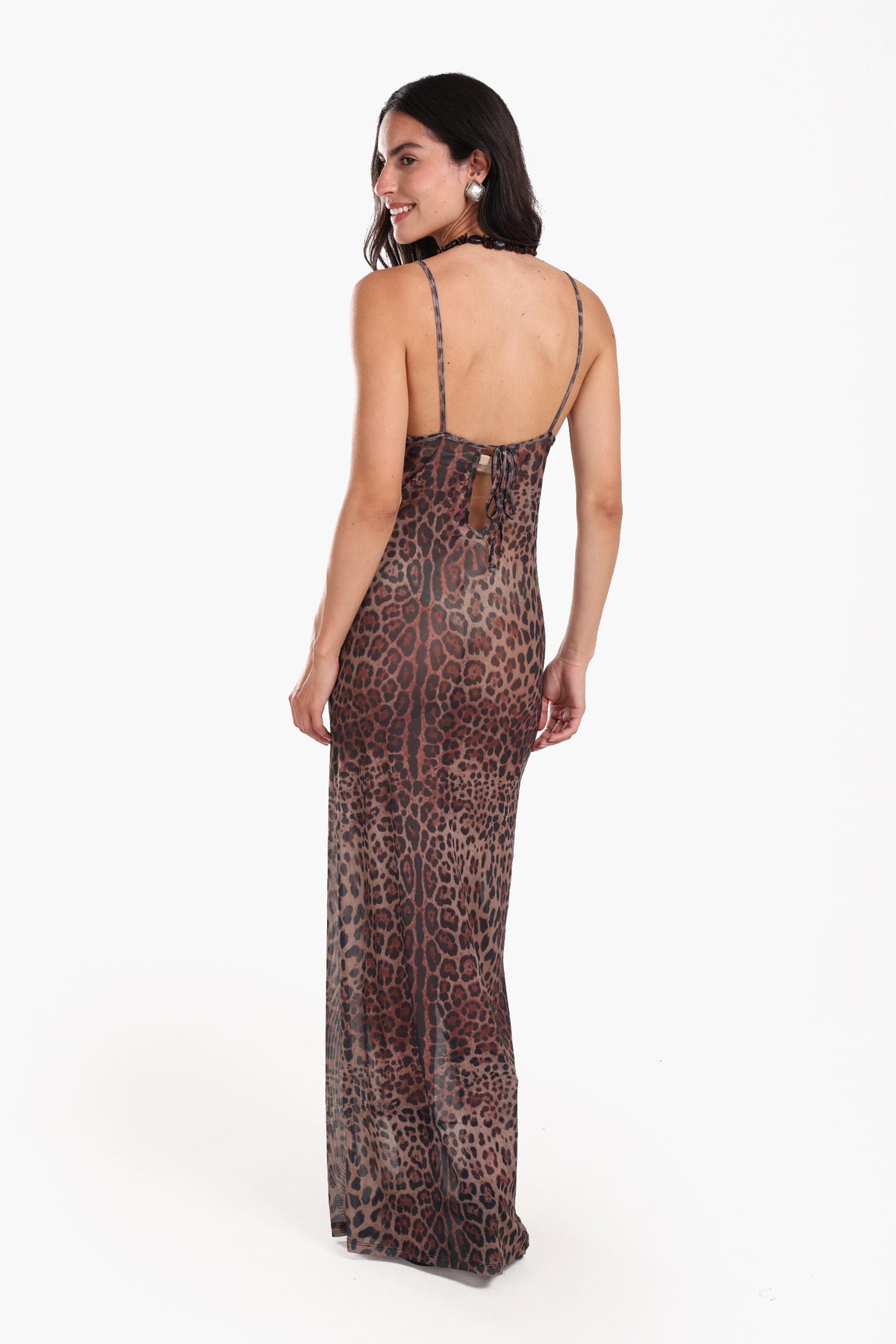 Animal Print Beach Dress