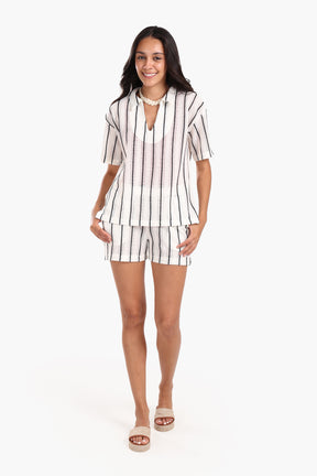 Chic Striped Beach Set