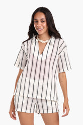 Chic Striped Beach Set