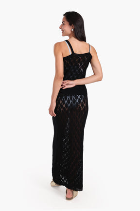 Sleeveless Knitted Beach Set