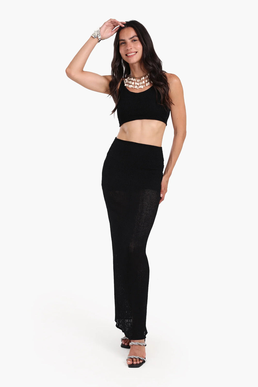 2 Pieces Knitted Beach Set