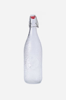 Glass Patterned Water Bottle