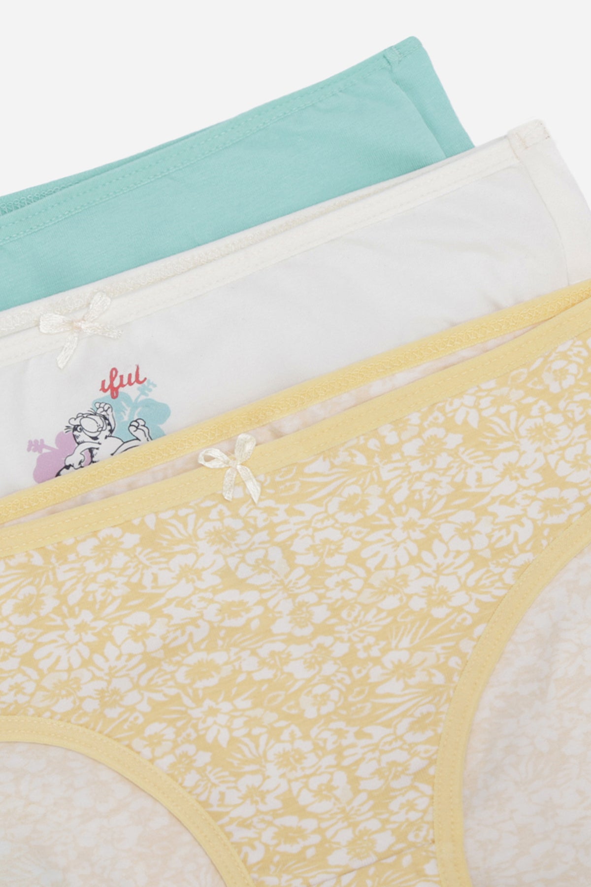 Pack of 3 Girly Brief Panties