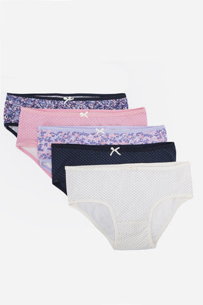 Pack of 10 Colored Brief Panties