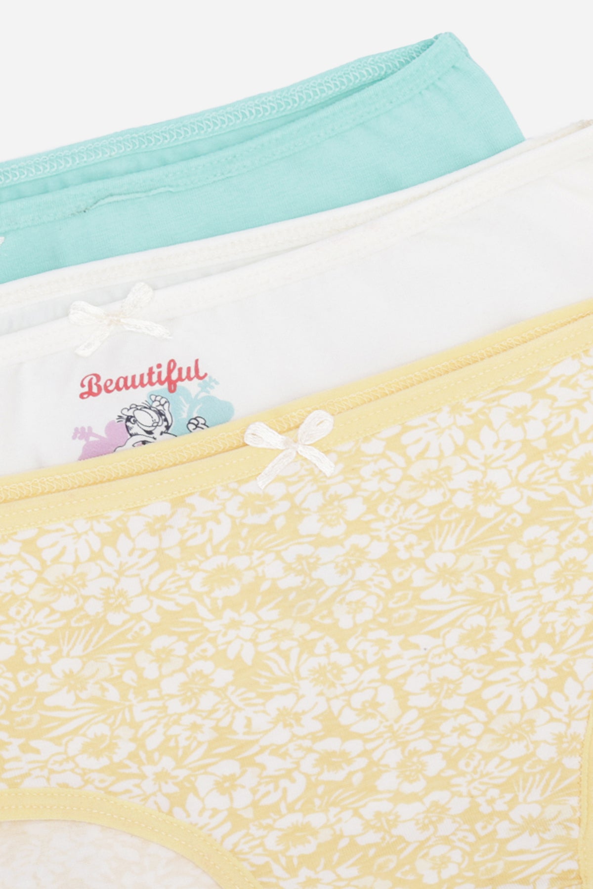 Pack of 3 Colored Brief Panties