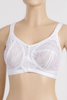 Lace Wide Straps Minimizer Bra