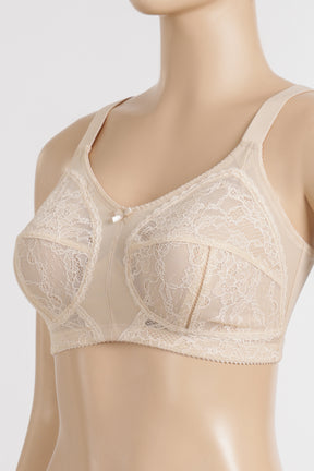 Lace Wide Straps Minimizer Bra