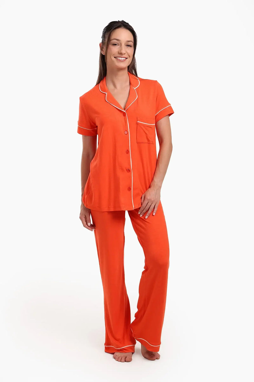 Classic Orange Pyjama Set