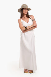 Ruched Sides Beach Dress