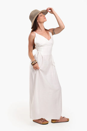 Ruched Sides Beach Dress