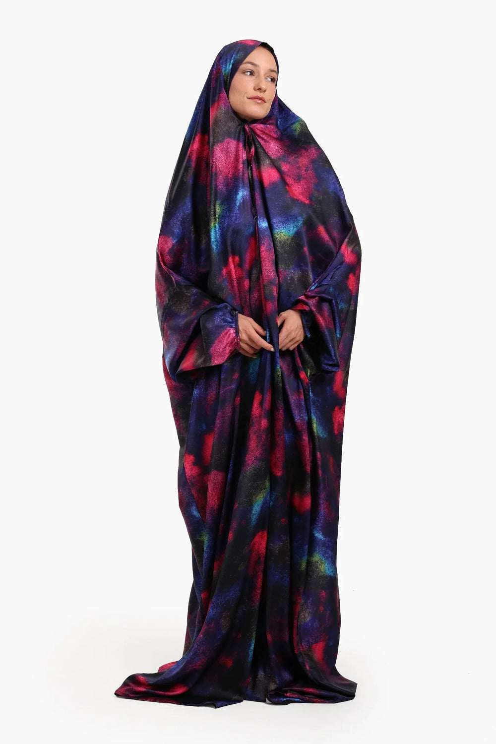 إسدال صلاة ساتان ملون