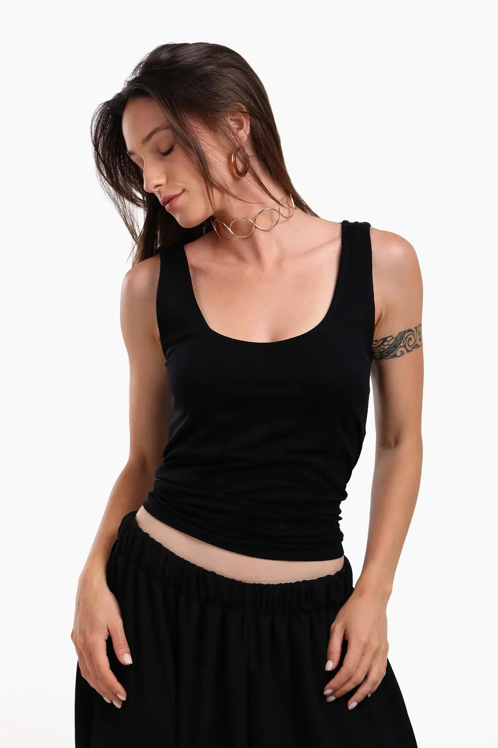 Sleeveless Basic Top