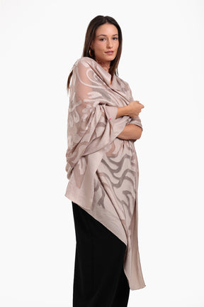 Elegant Self Pattern Scarf