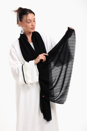 Striped Cotton Scarf