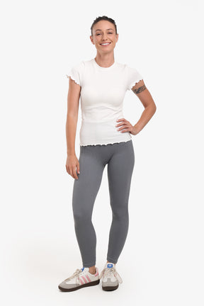 Seamless Ribbed Slim Fit Top