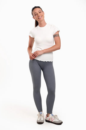 Ribbed High-Waist Leggings
