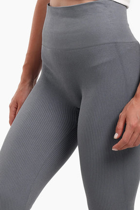 Ribbed High-Waist Leggings