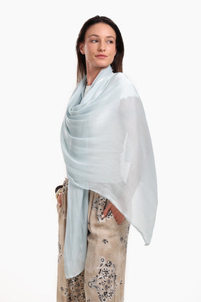 Cotton Organza Crinkle Scarf