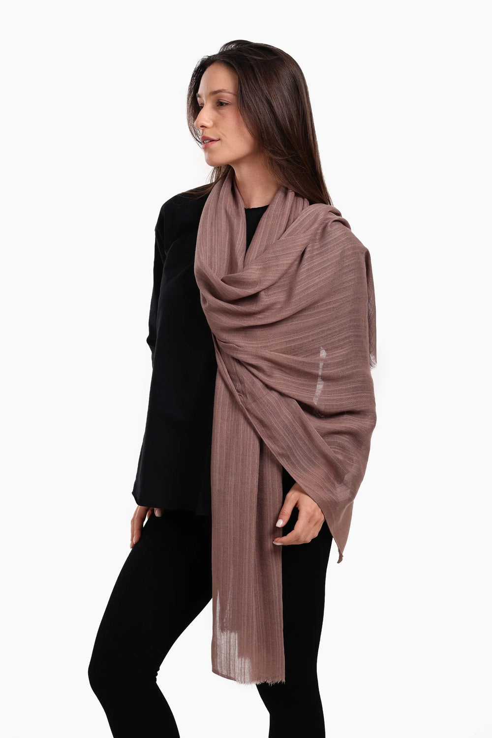 Striped Cotton Scarf