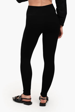 Ribbed High-Waist Leggings