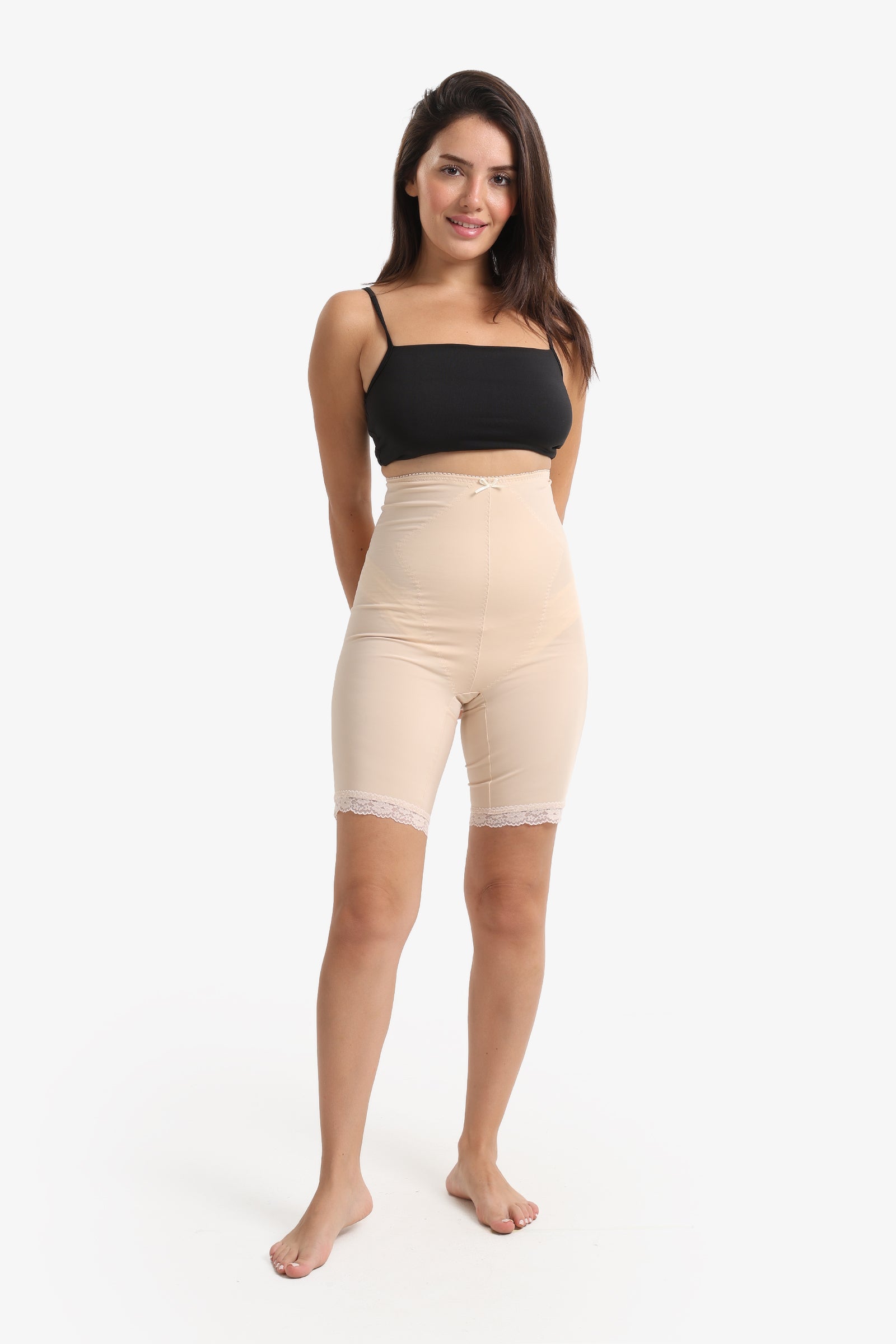 Lace Trim Short Corset