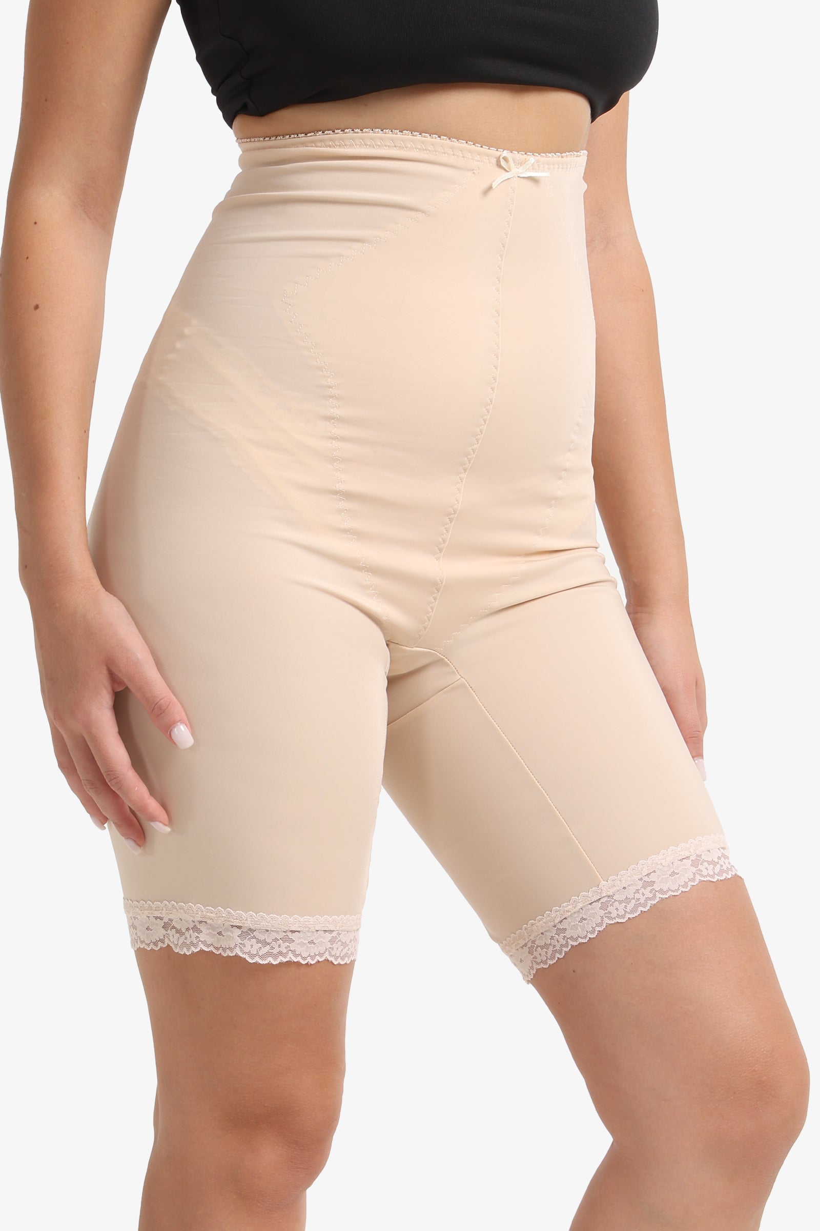 Lace Trim Short Corset