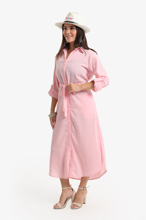 Beach Dress with Deatchable Belt