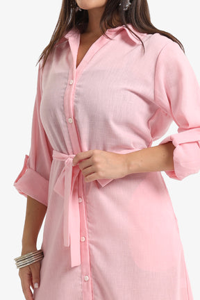 Beach Dress with Deatchable Belt