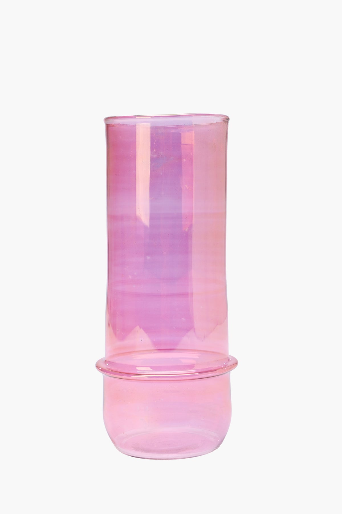 Large Clear Glass Vase