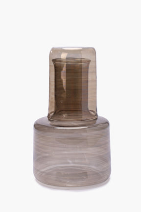 Glass Jug with Matching Cup