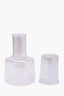 Glass Jug with Matching Cup