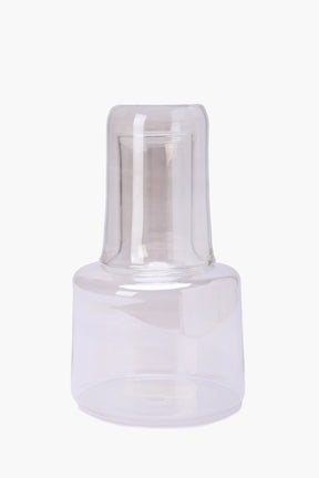 Glass Jug with Matching Cup