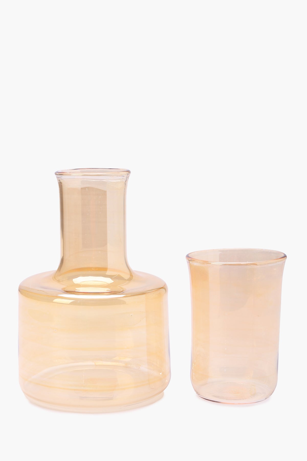 Glass Jug with Matching Cup