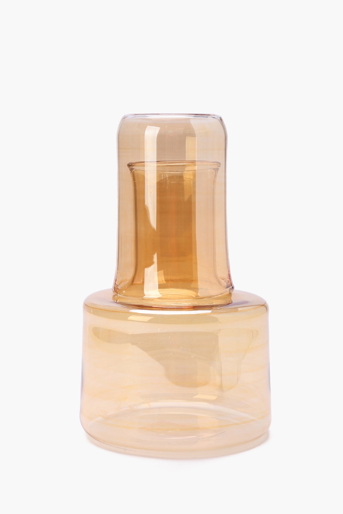 Glass Jug with Matching Cup