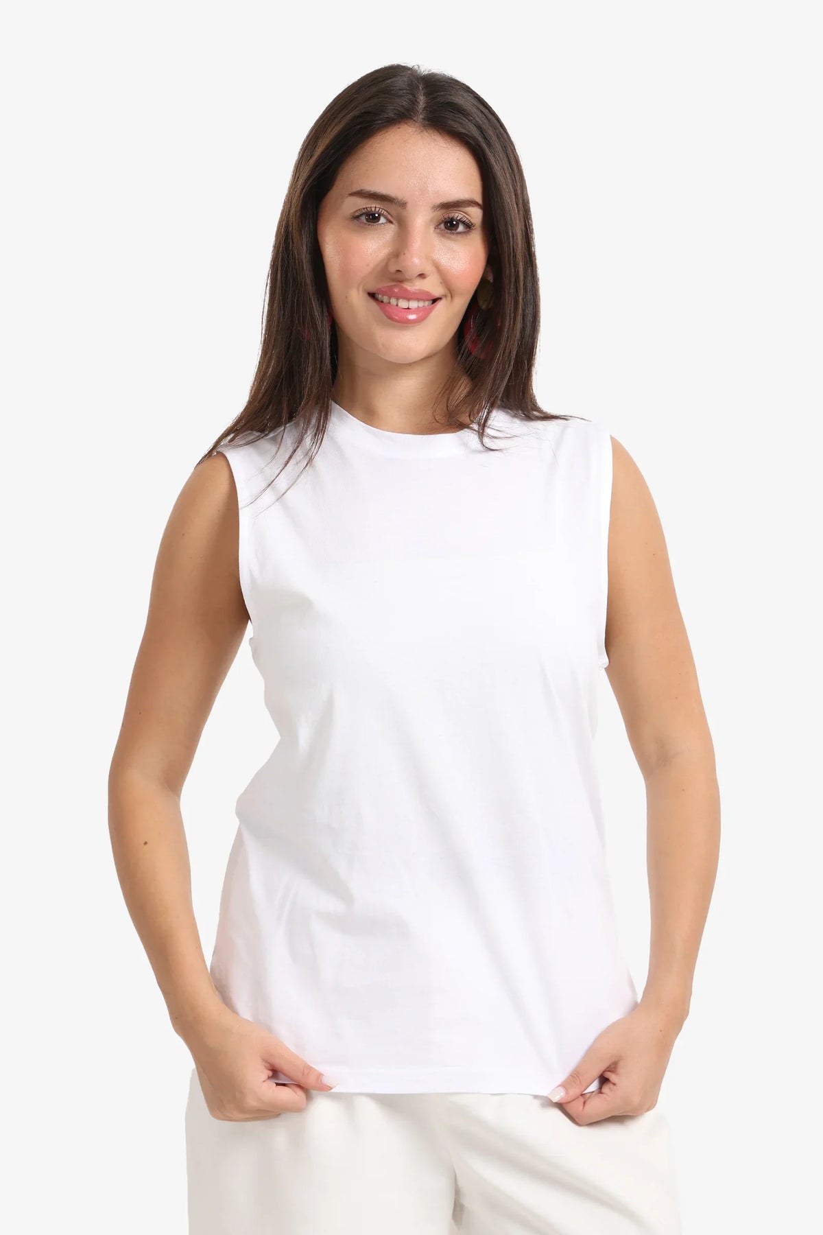 Cotton Sleeveless Top