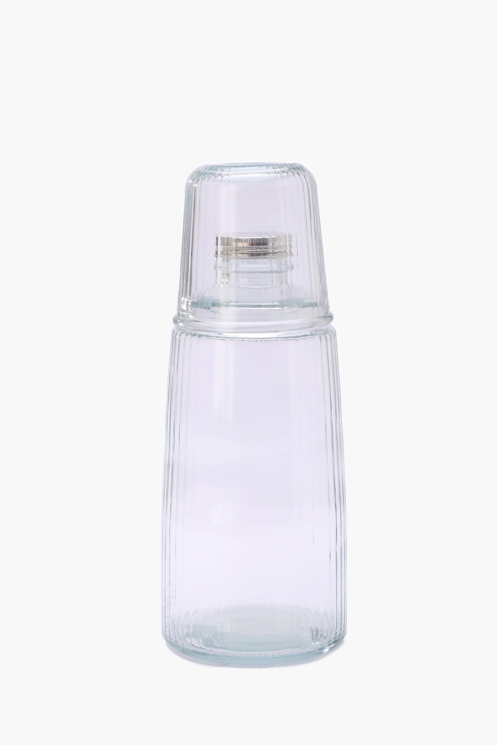 Striped Bottle & Cup Set