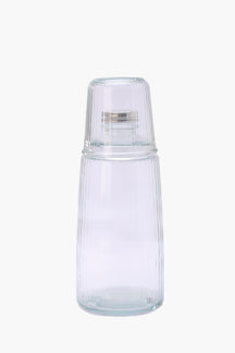Striped Bottle & Cup Set