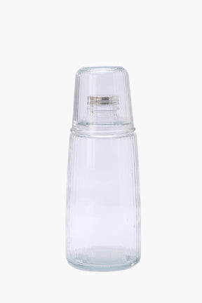 Striped Bottle & Cup Set
