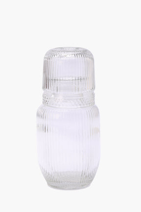 Small Striped Bottle & Cup Set