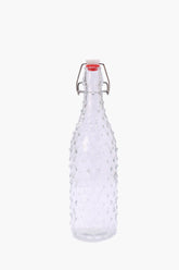 Bubble Texture Glass Bottle