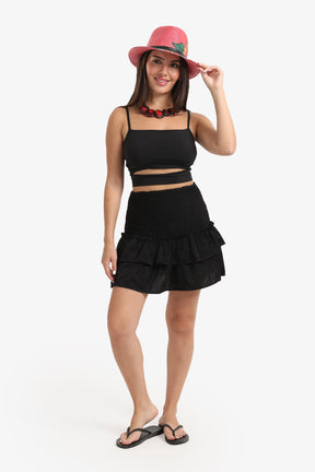 Front Cut Out Waist Top