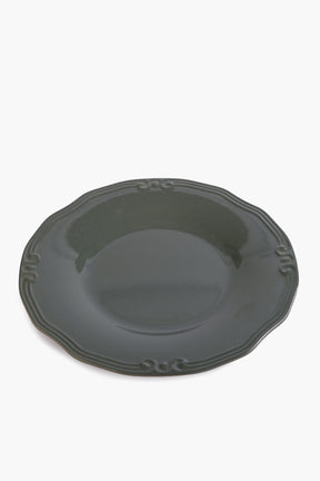 Round Plate with Decorative Edge - 33cm