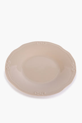 Dinner Plate with Decorative Edge - 21cm