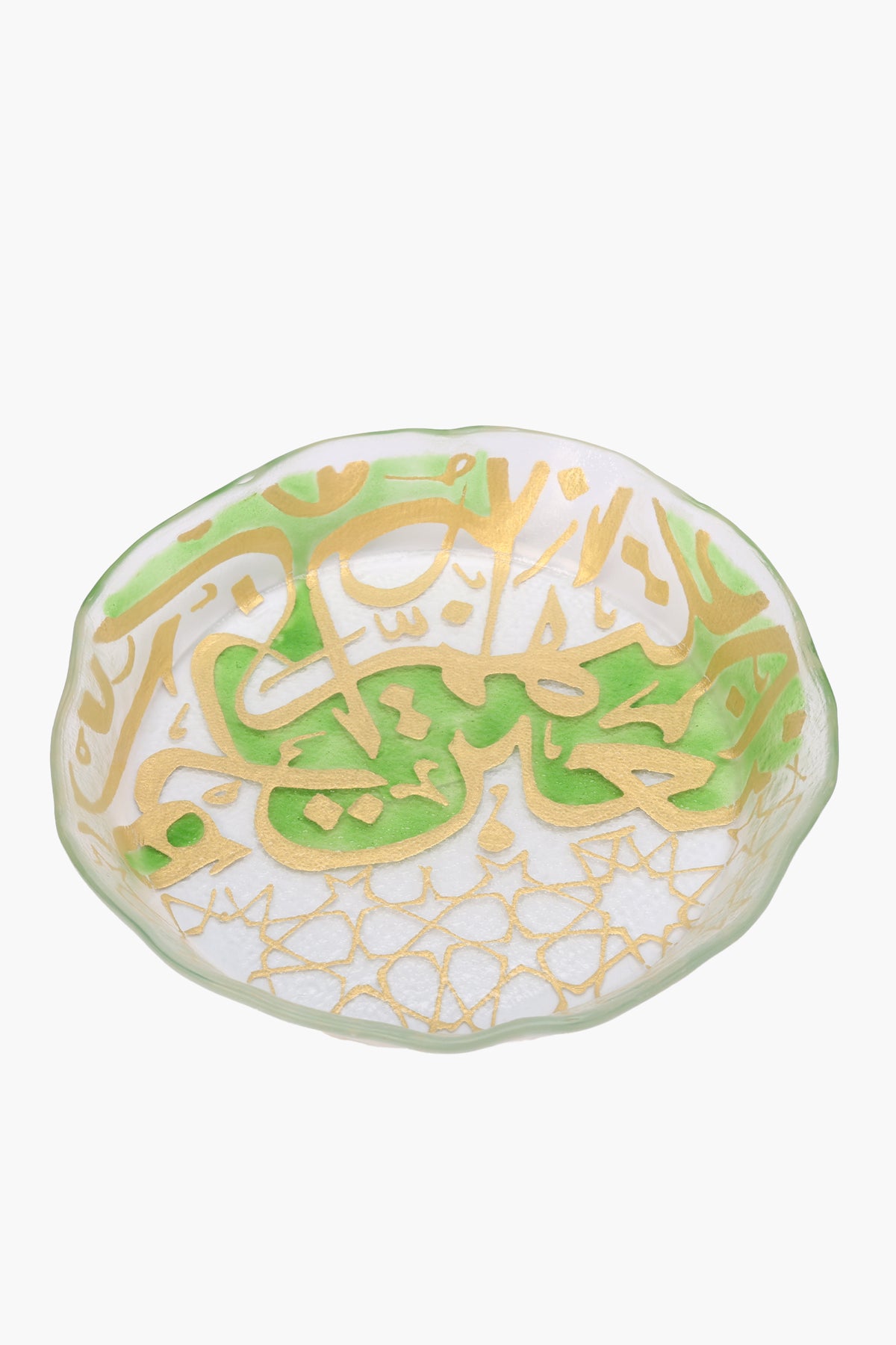 Glass Bowl Plate - 25×5 cm