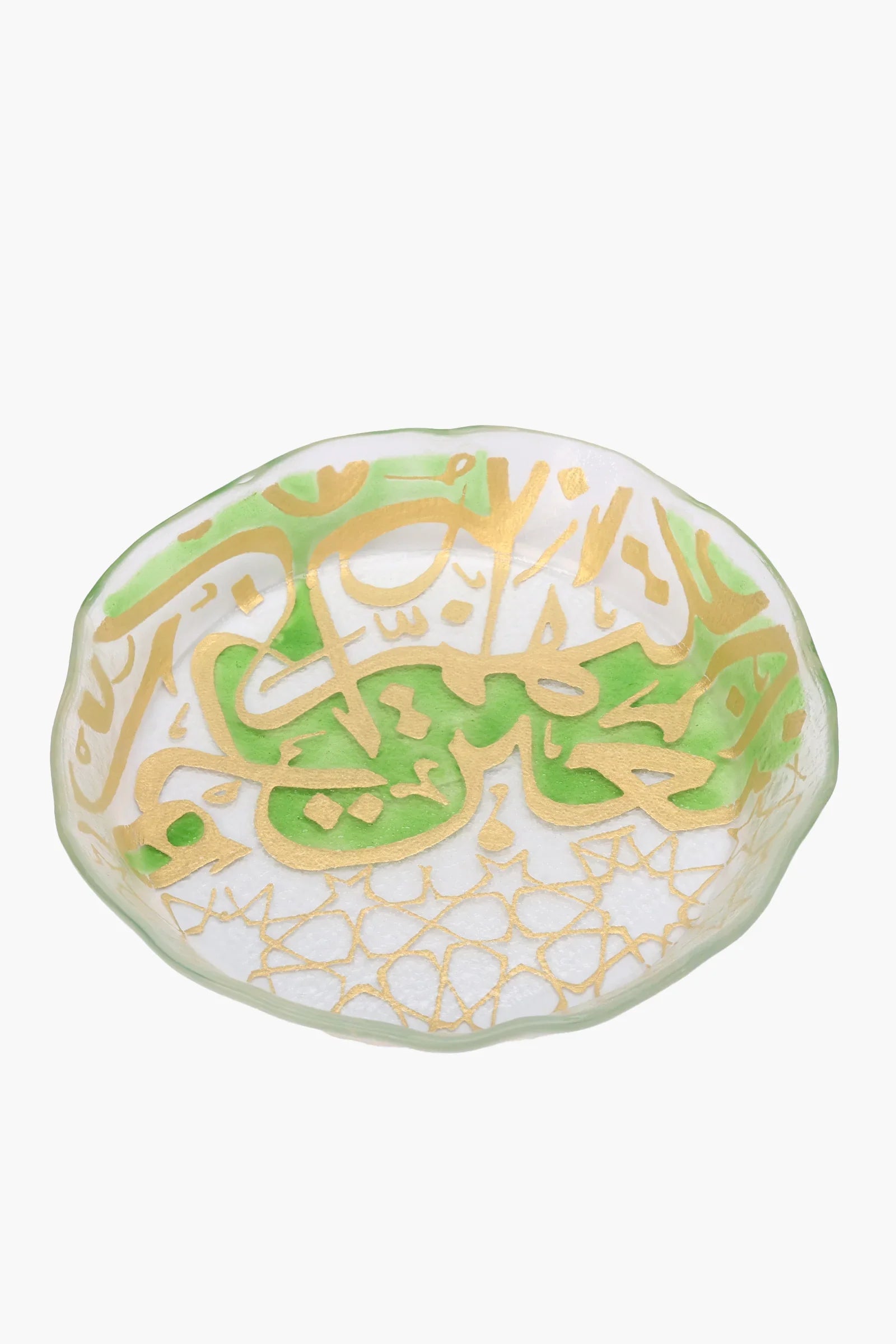 طبق بولة زجاج  (25×5 سم)