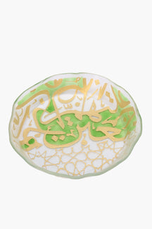 طبق بولة زجاج  (25×5 سم)